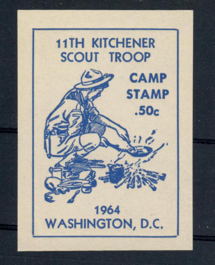 CANADA 1964 11th Kitchener Scout Group. Label in fine never hinged condition. - 20396 - Cinderellas image 0
