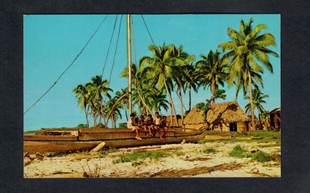 FIJI Coloured Postcard of Koro. - 243851 - Postcard image 0
