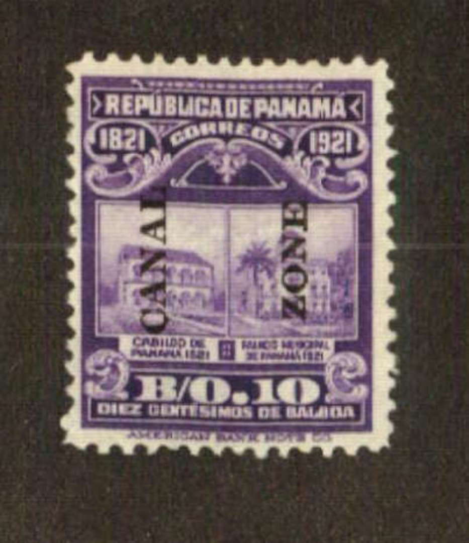CANAL ZONE 1921 Definitive 10c Violet. - 73624 - Mint image 0