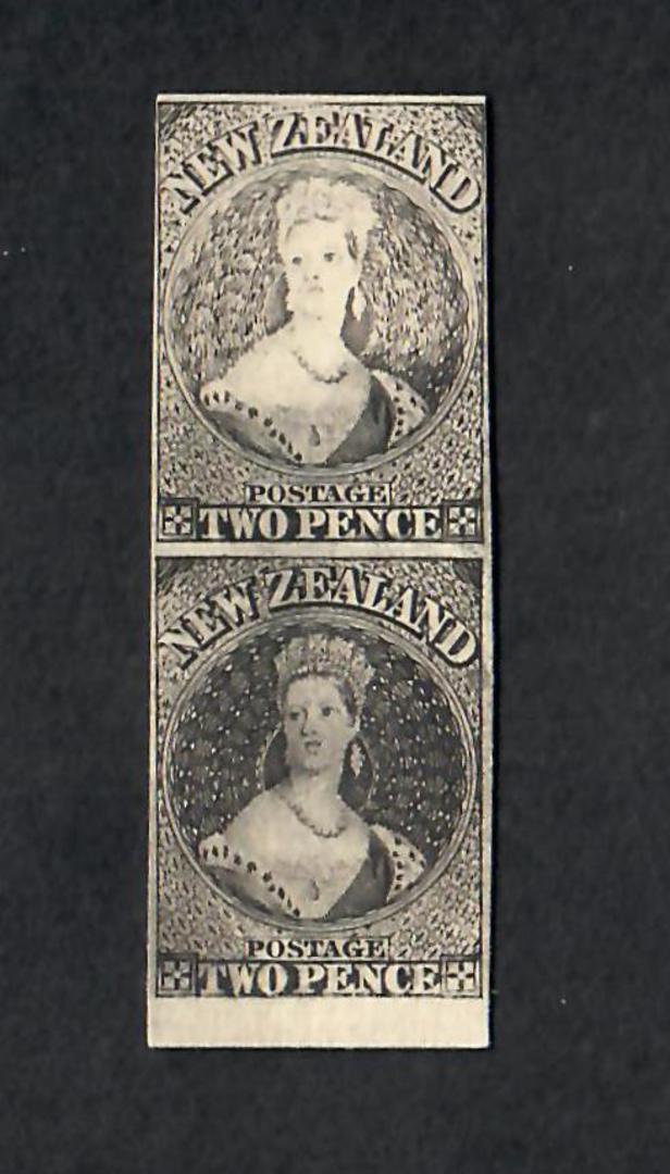 NEW ZEALAND Reproduction of two Full Face Queens. One with plate wear the other with none. - 3572 - image 0