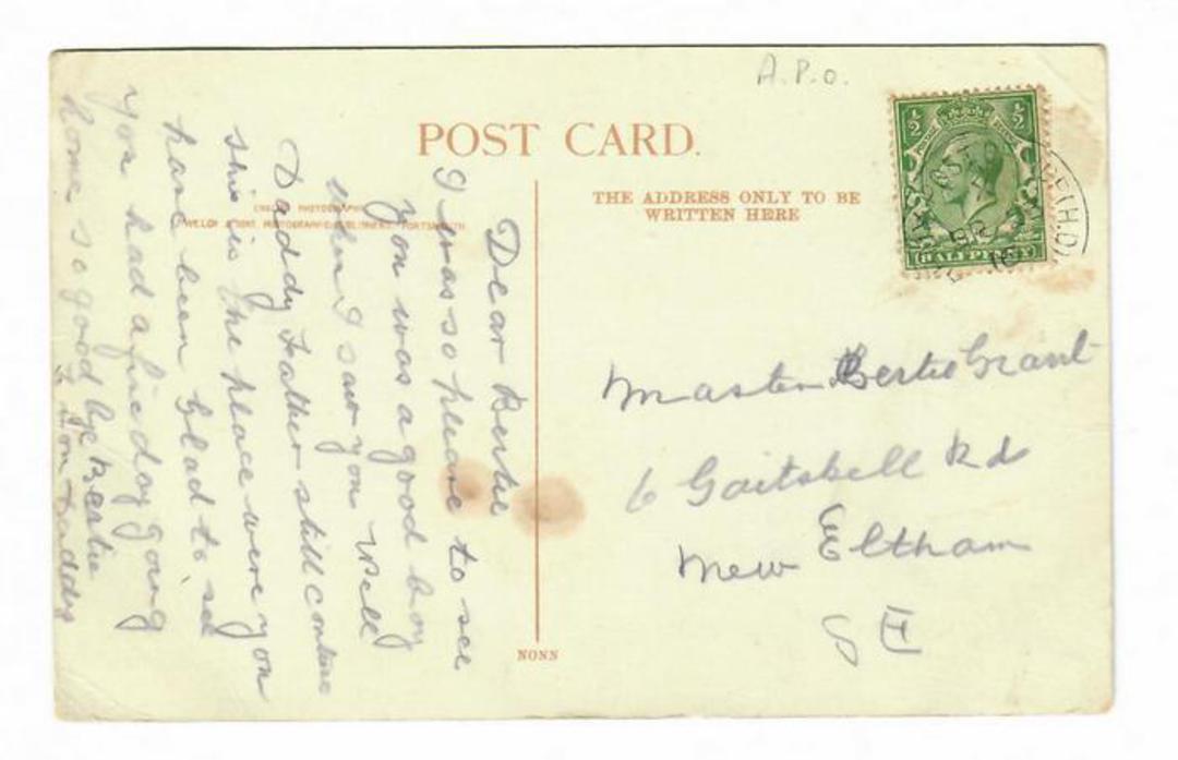 GREAT BRITAIN 1916 Postcard with Army Post Office postmark 23/9/16. - 30261 - PostalHist image 0