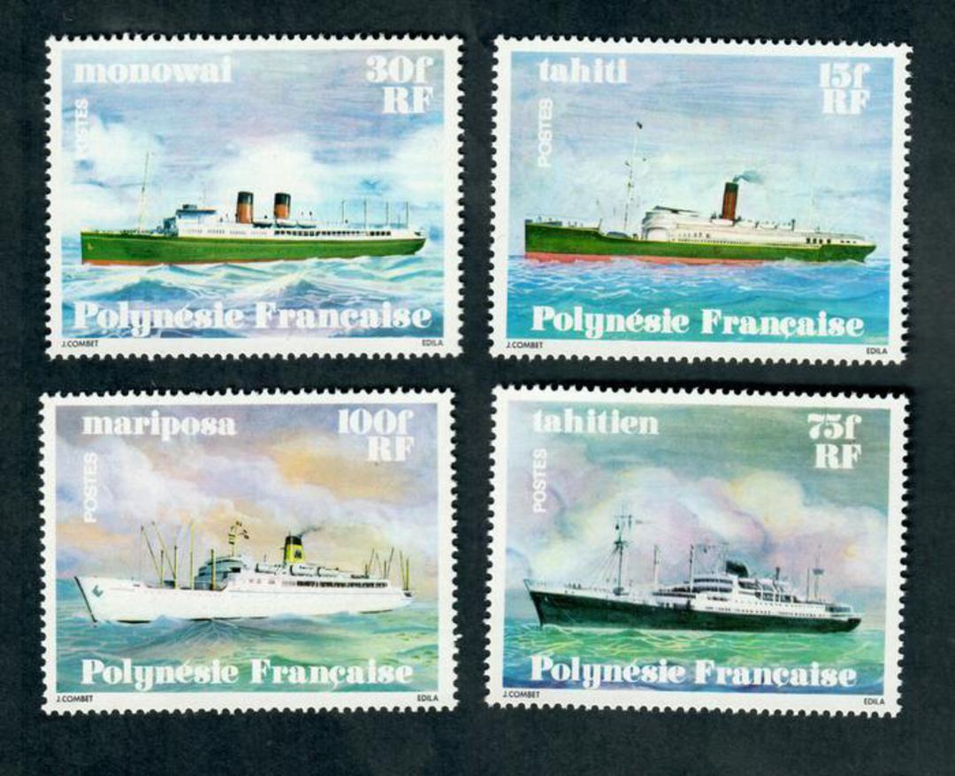 FRENCH POLYNESIA 1978 Ships. Set of 4. - 50668 - UHM image 0