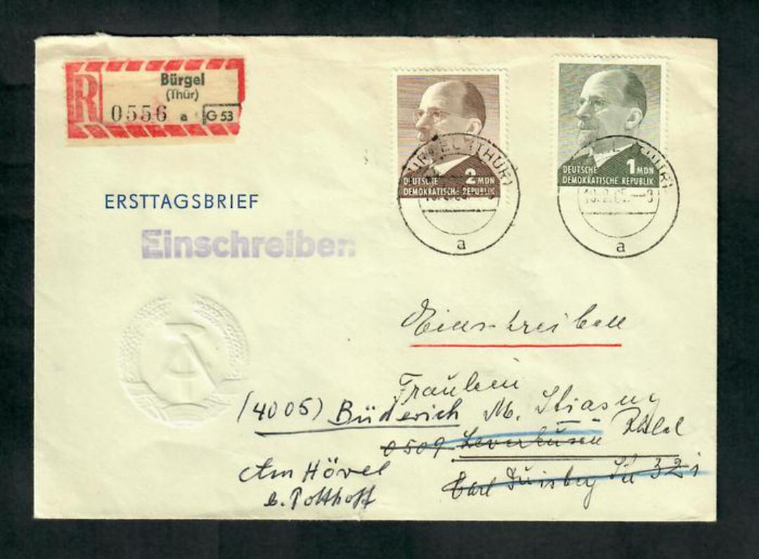 EAST GERMANY 1985 Registered Letter. - 31321 - PostalHist image 0
