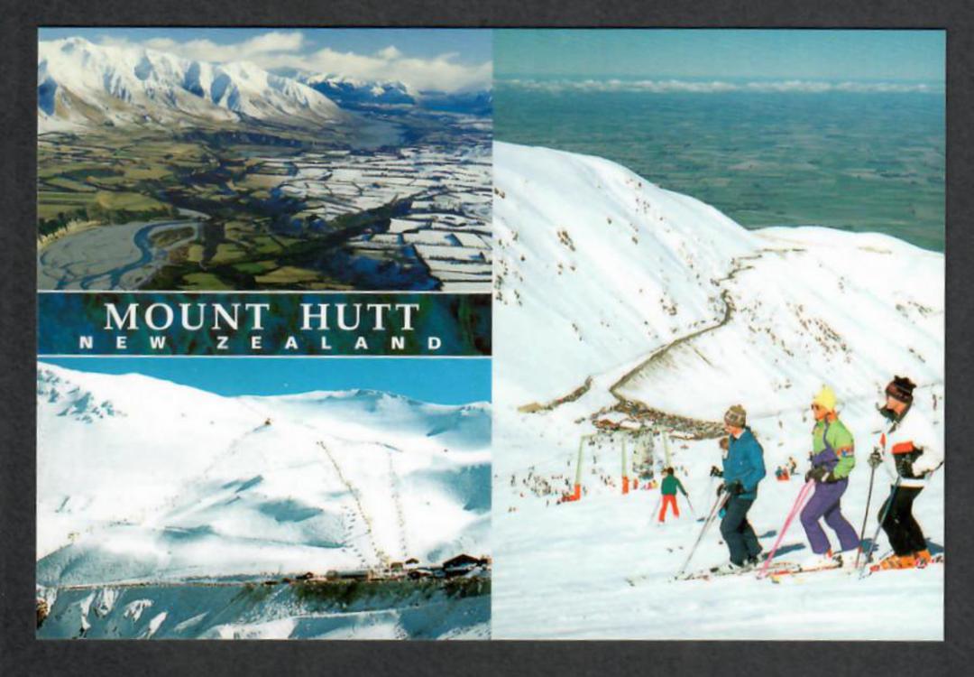 Modern Coloured Postcard by Colourview of Mount Hutt. - 440108 - Postcard image 0