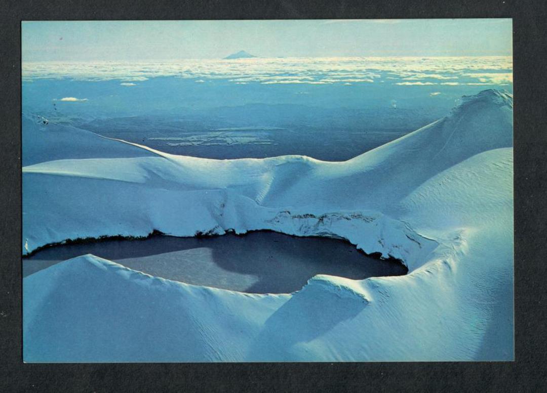 Modern Coloured Postcard by Gladys Goodall of the Crater Lake Ruapehu. - 444290 - Postcard image 0