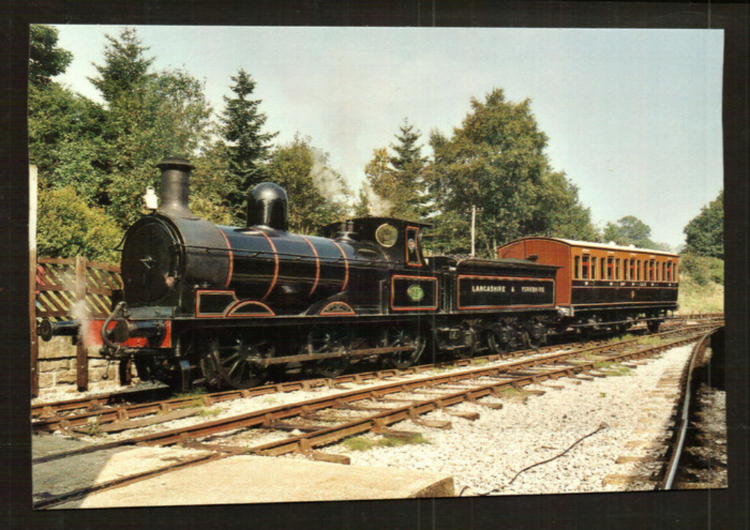 Modern Coloured Postcard of Keighley and Worth Valley Railway Lancashire and Yorkshire Railway 0-6-0 #957. - 440022 - Postcard image 0