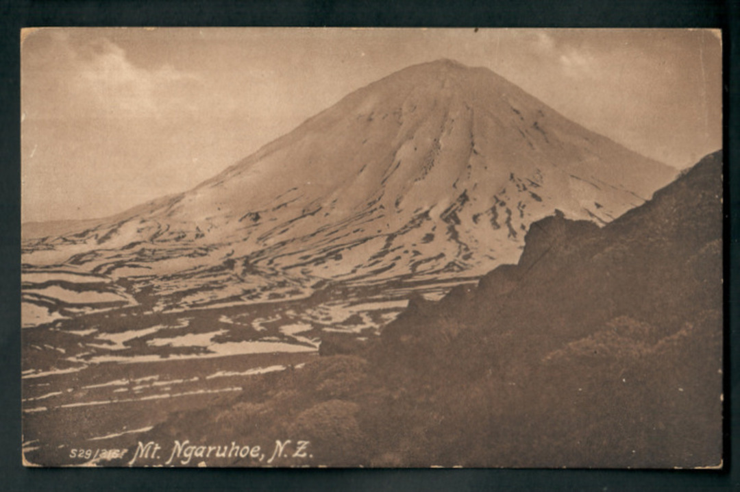 Postcard of Mt Ngauruhoe. - 46818 - Postcard image 0