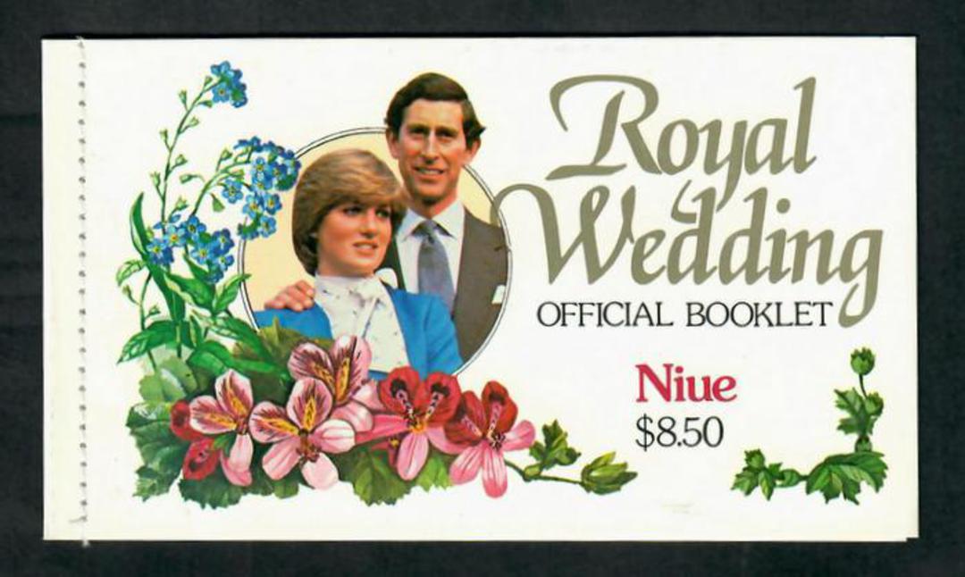 NIUE 1982 Royal Wedding Stamp Booklet. - 31671 - UHM image 0