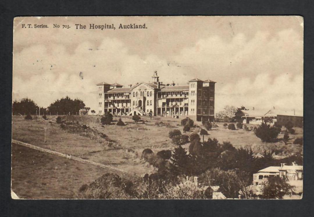 Postcard The Hospital Auckland. - 45284 - Postcard image 0