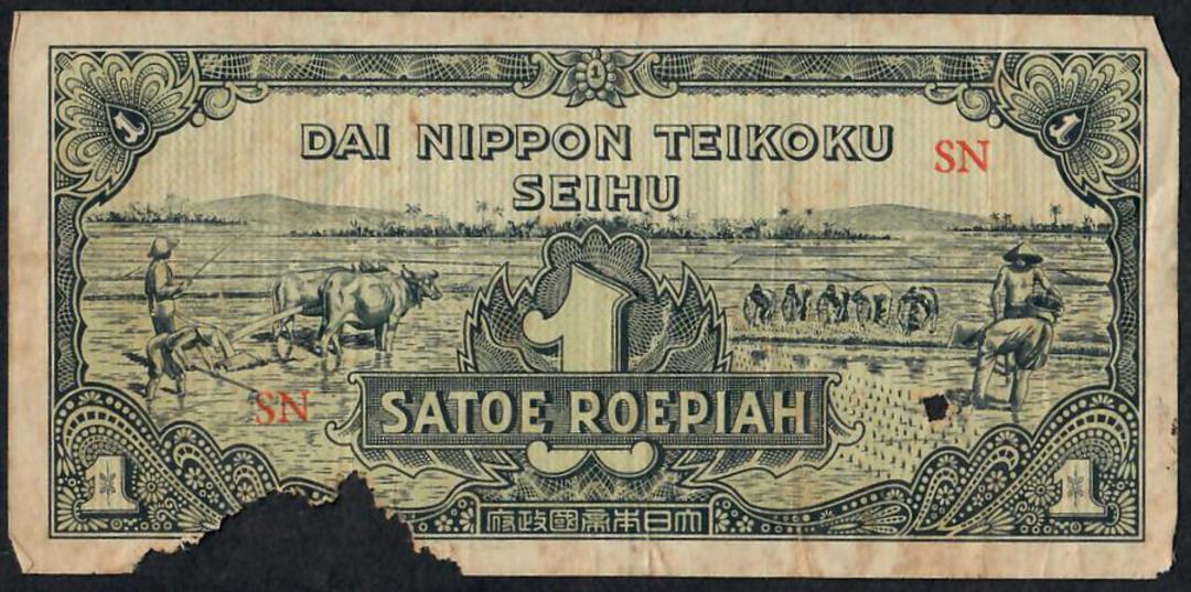 PHILIPPINES Satoe Roepiah. Japanese Occupation Currency. Poor condition. - 23476 - image 0