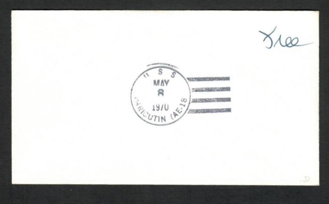USA 1970 Philatelic Cover from USS Paricutin. Freepost. image 0