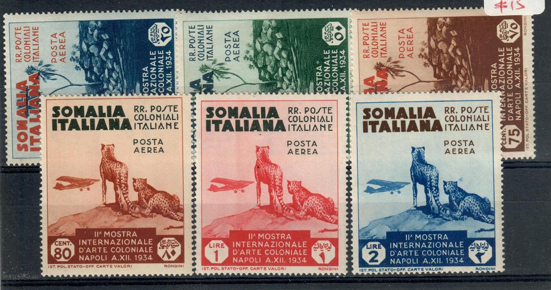 ITALIAN SOMALILAND 1934 Airs. Set of 6. - 21181 - LHM image 0
