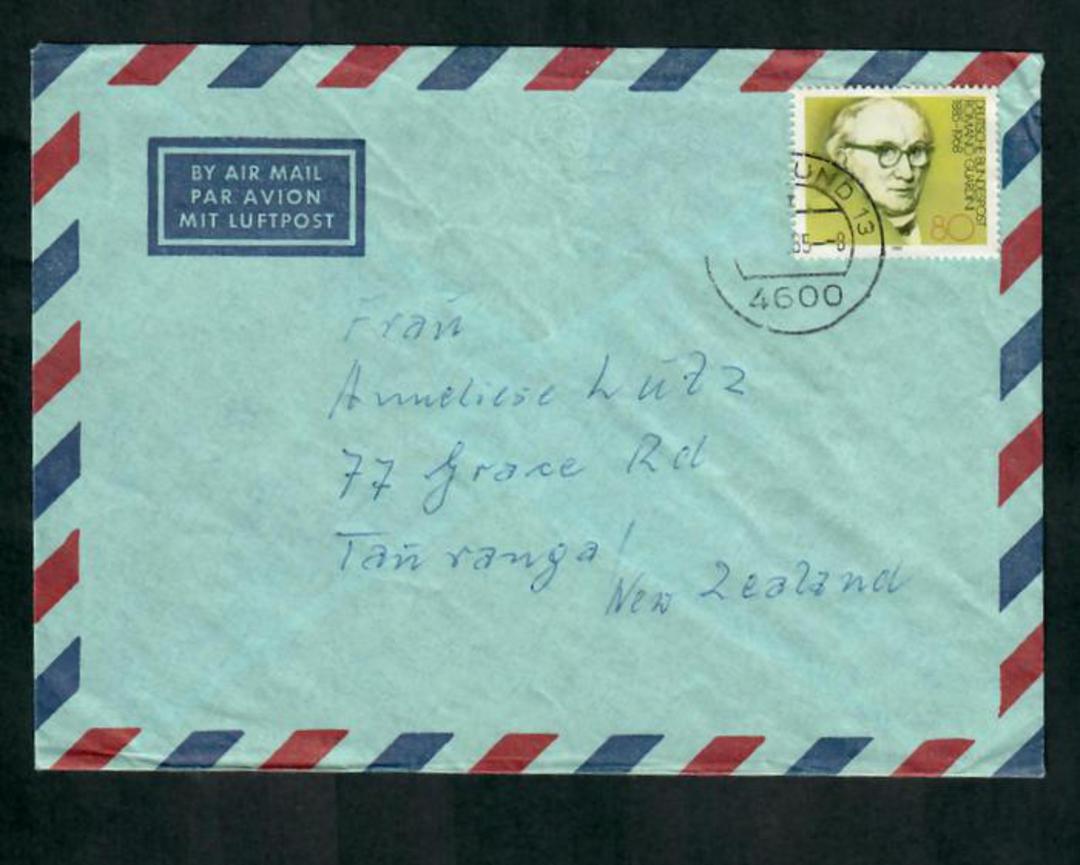 WEST GERMANY 1985 Airmail Letter to New Zealand - 31351 - PostalHist image 0
