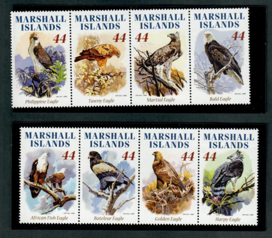 MARSHALL ISLANDS 2009 Eagles. Set of 8. - 52439 - UHM image 0