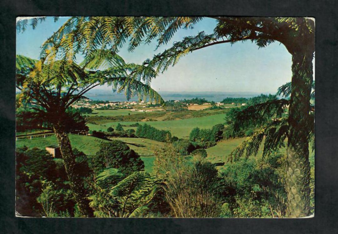 Modern Coloured Postcard by Gladys Goodall of Auckland from Waitakere Drive. - 444623 - Postcard image 0