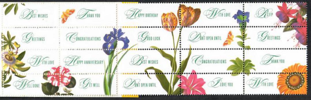 GREAT BRITAIN 1997 Greetings Booklet. Flower Cover. - 389073 - Booklet image 1