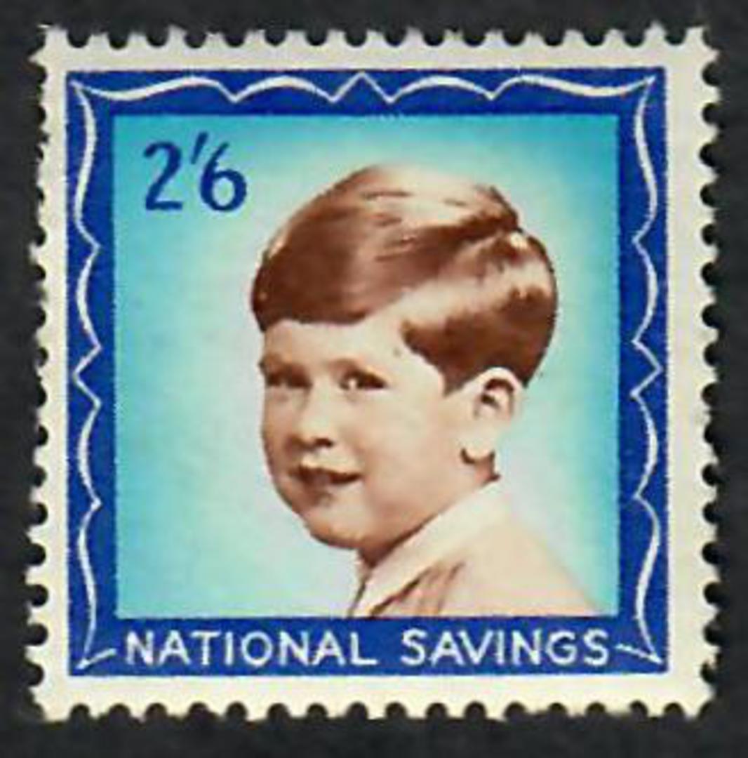 GREAT BRITAIN 1950 National Savings Cinderellas Early 1950s. Prince and princess. Face value 3/-. - 70348 - UHM image 0