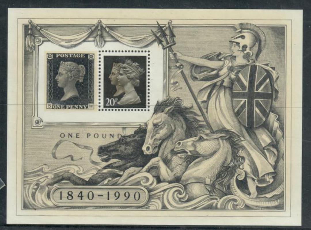 GREAT BRITAIN 1990 Stamp World '90 International Stamp Exhibition. Miniature sheet. - 21453 - UHM image 0