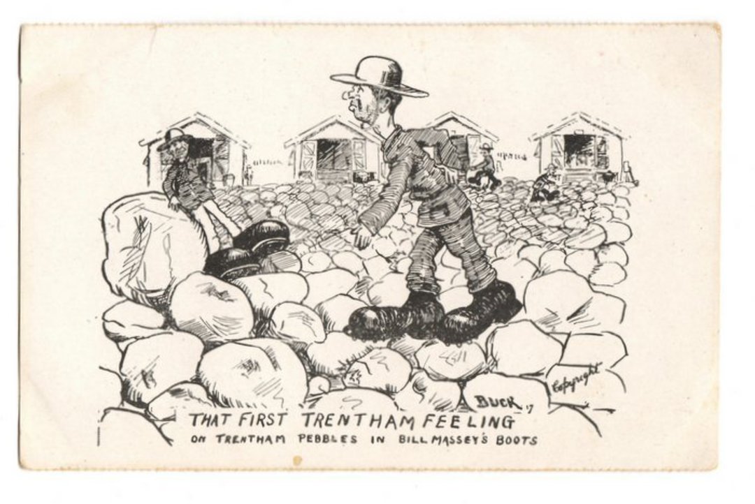 Postcard of Humor from Trentham Military Camp World War 1. - 69982 - Postcard image 0