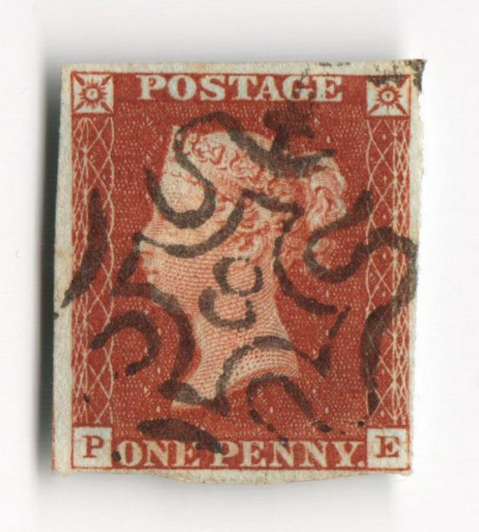 GREAT BRITAIN 1841 1d Red Maltese Obliterator. Number 8. - 70233 - FU image 0