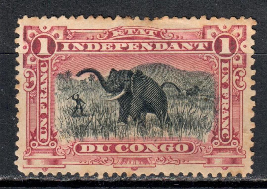 BELGIAN CONGO 1900 Definitive1fr Black and Claret. - 77885 - MNG image 0