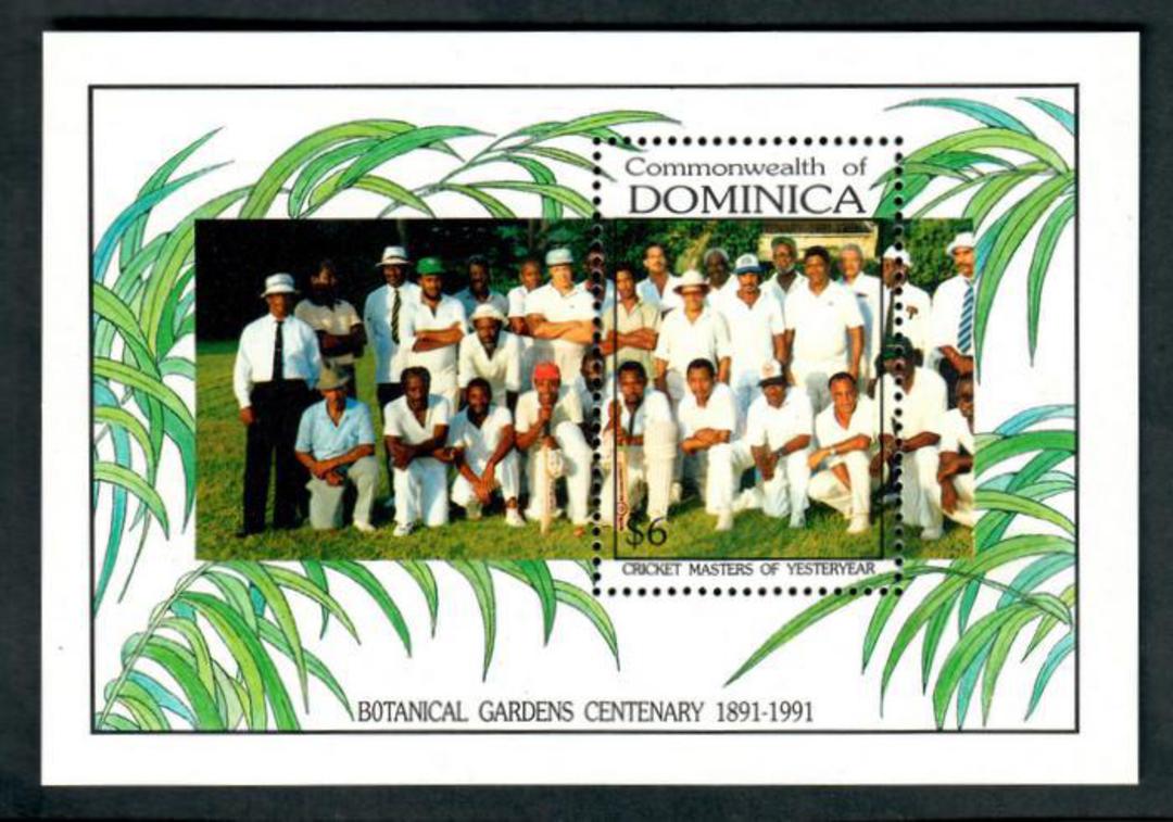 DOMINICA 1991 Centenary of the Botanical Gardens miniature sheet. - 50222 - UHM image 0