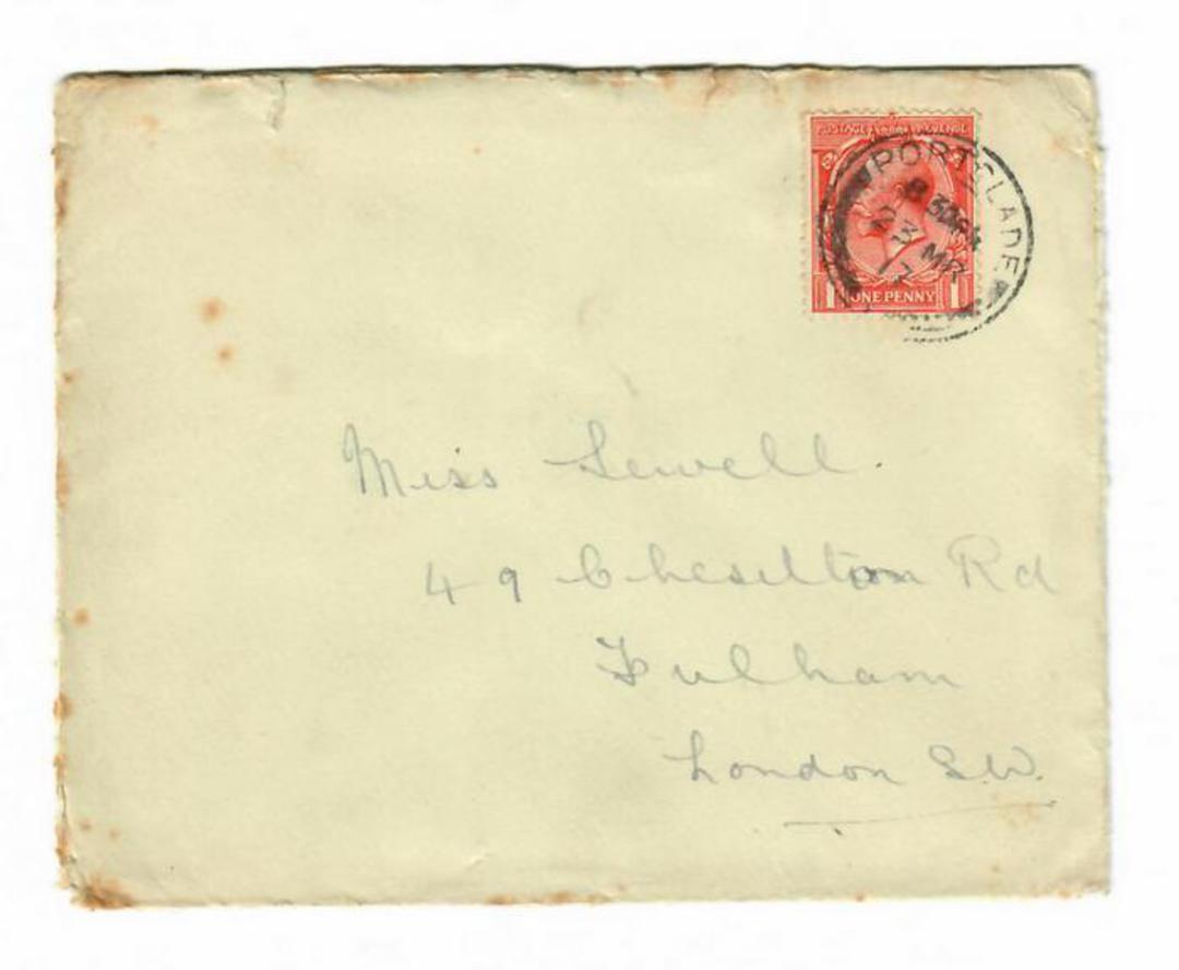 GREAT BRITAIN 1917 Postmark PORTSLADE on cover to London. - 31184 - PostalHist image 0