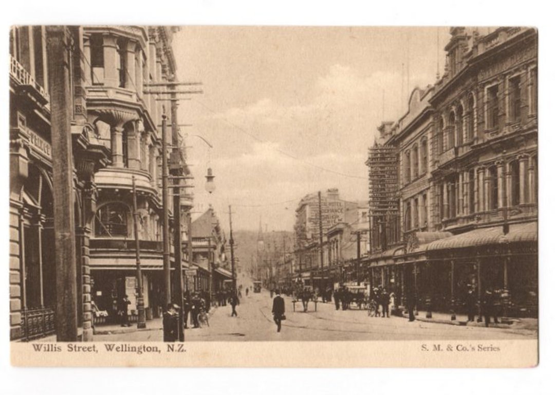 Early Undivided Postcard of Willis Street Wellington. - 47787 - PcardFine image 0