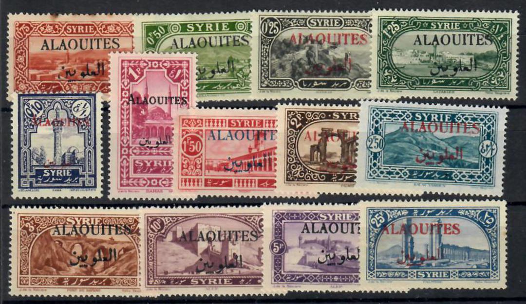 LATAKIA State of the Alouites 1925 Definitives. Set of 13. - 22315 - Mint image 0