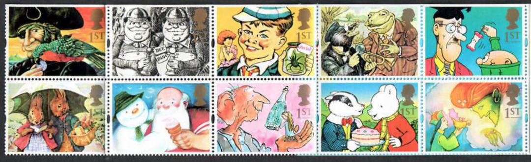GREAT BRITAIN 1993 Greetings Booklet. Ten First Class stamps. Rupert the Bear. - 300177 - Booklet image 2