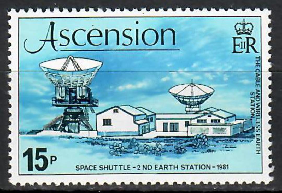 ASCENSION 1979 80th Anniversary of the Eastern Telegraph Company 15p Black and Blue. Watermark variety as listed by SG. - 70692 image 0