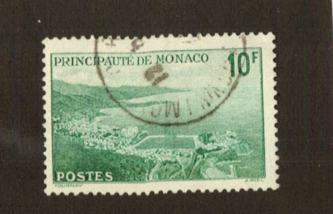 MONACO 1939 Definitive 10fr Green. Nice copy. - 78922 image 0