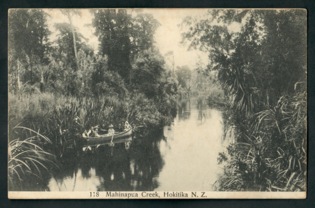 Postcard of Mahinapua Creek Hokitika. - 48819 - Postcard image 0