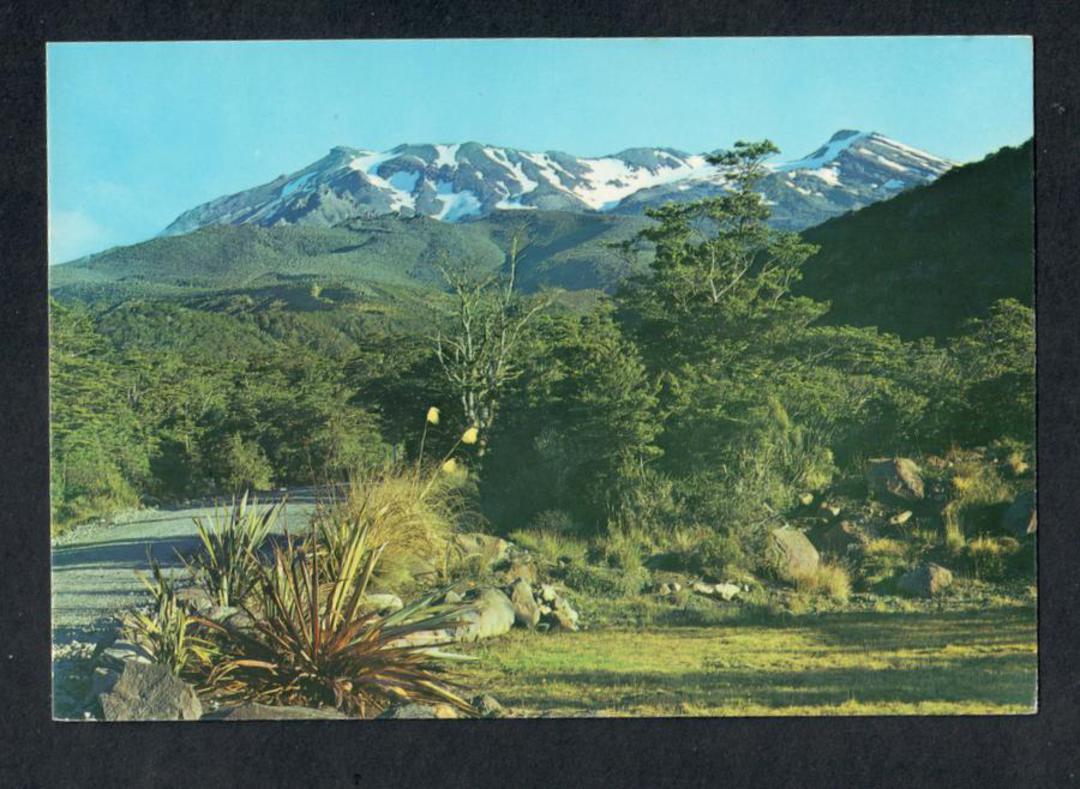 Modern Coloured Postcard by Gladys Goodall of Mount Ruapehu from the Chateau. - 444434 - Postcard image 0