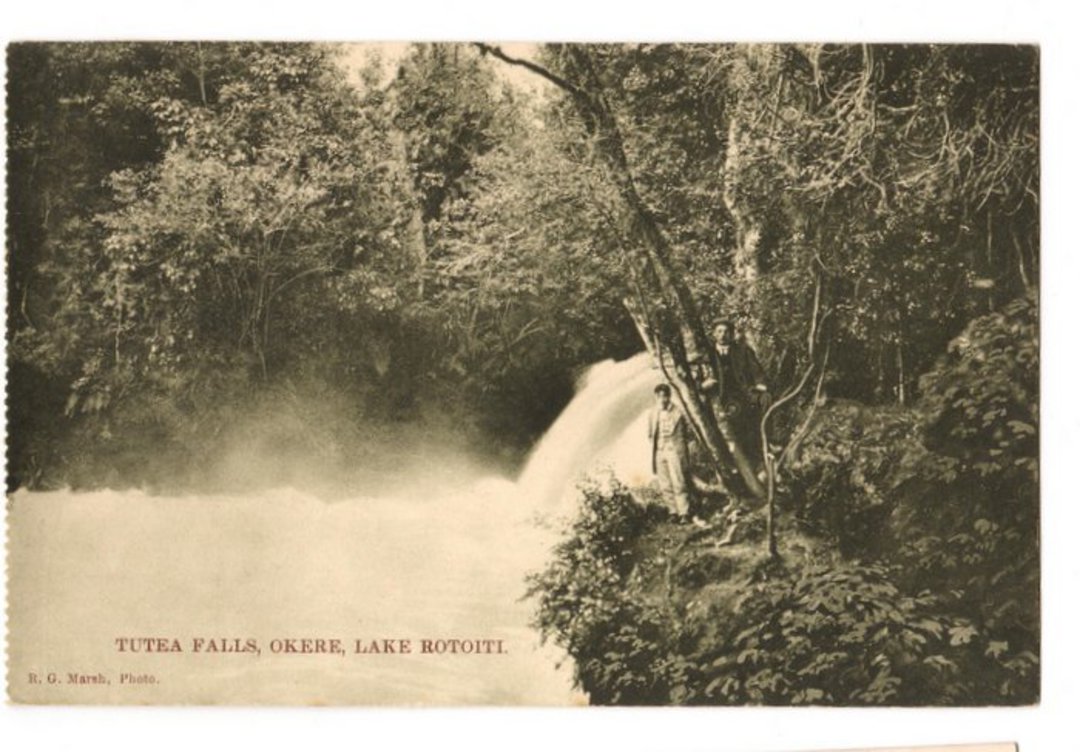 Postcard of Tutea Falls Okere Lake Rotoiti. - 246134 - Postcard image 0