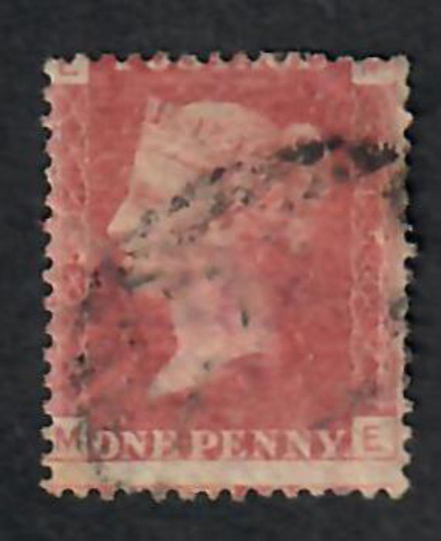 GREAT BRITAIN 1858 1d red Plate 154 Letters EMME. - 70154 - Used image 0