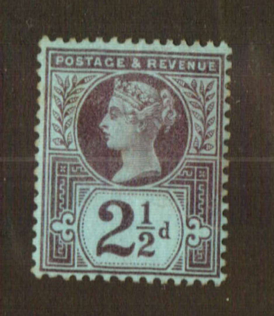 GREAT BRITAIN 1887 Victoria 1st Definitive 2½d Purple on blue. - 74475 - Mint image 0