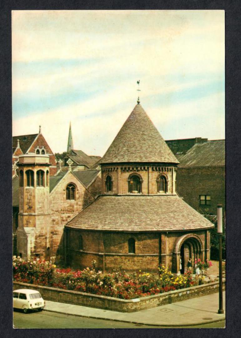 Modern Coloured Postcard of The Round Church Cambridge. - 444685 - Postcard image 0