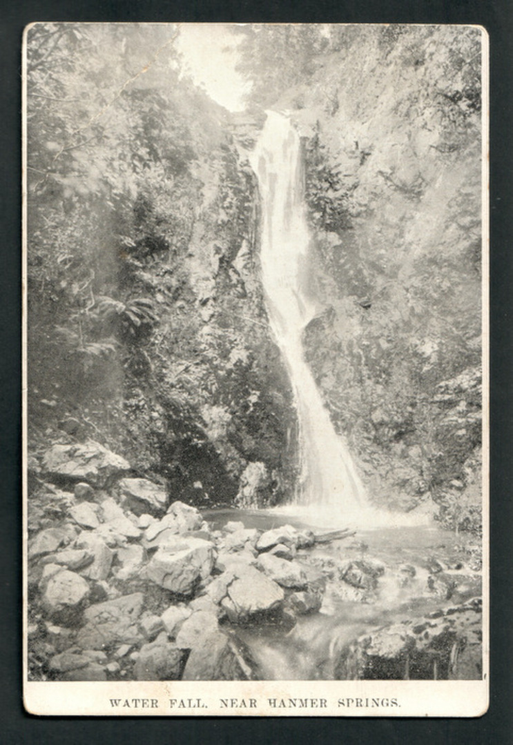 Postcard of of Waterfall near Hamner Springs. - 48271 - Postcard image 0