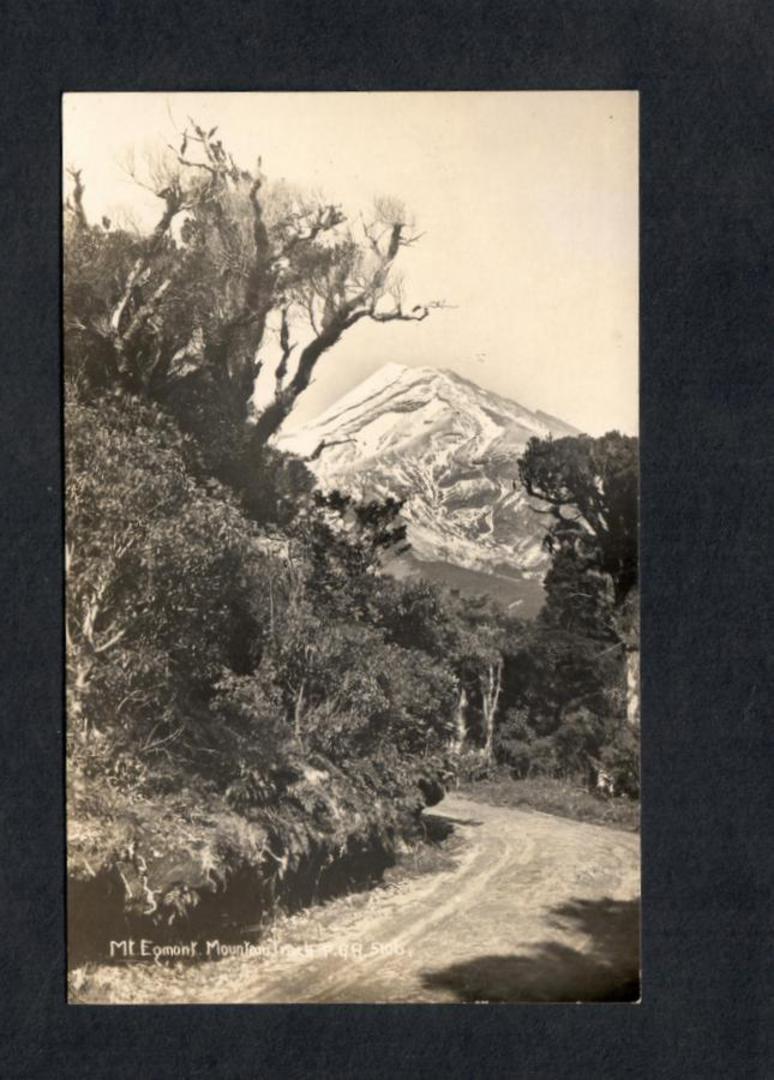 Real Photograph by Radcliffe of Mt Egmont. - 46948 - Postcard image 0