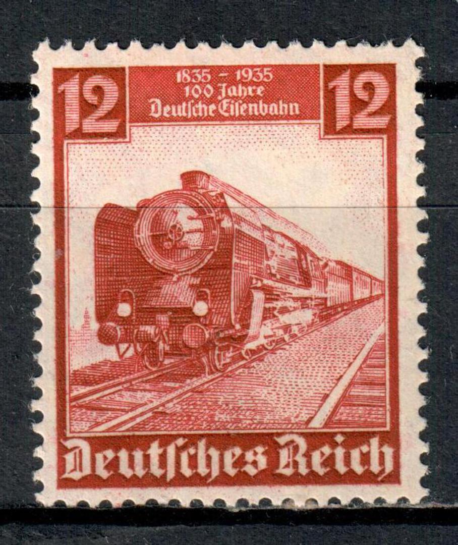 GERMANY 1935 Centenary of German Railways 40 pf Bright Purple. Fine unhinged condition. - 71504 - UHM image 0