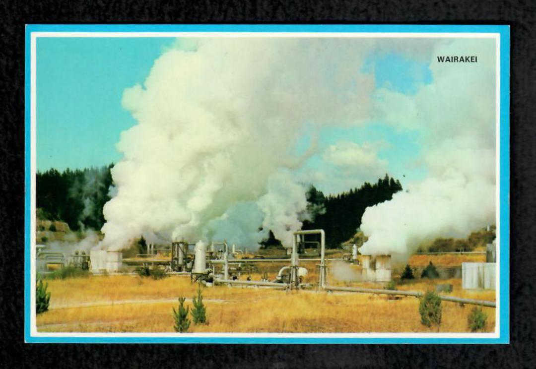 Modern Coloured Postcard of Wairakei Geothermal Power Scheme. - 446711 - Postcard image 0