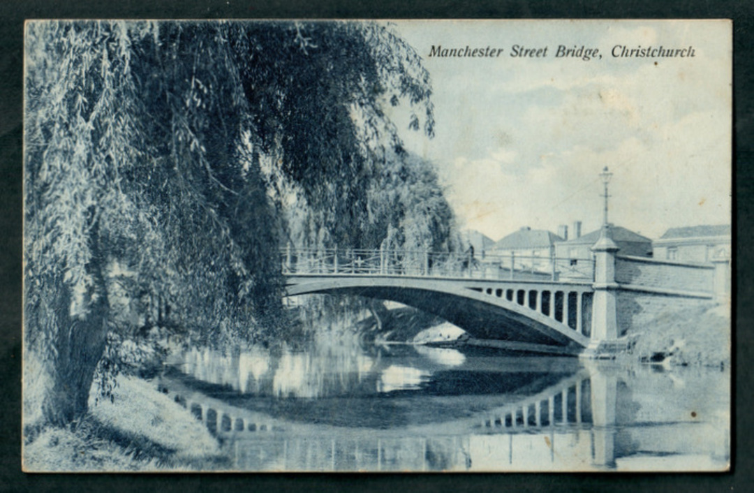 Postcard of Manchester Street Bridge Christchurch. - 48426 - Postcard image 0