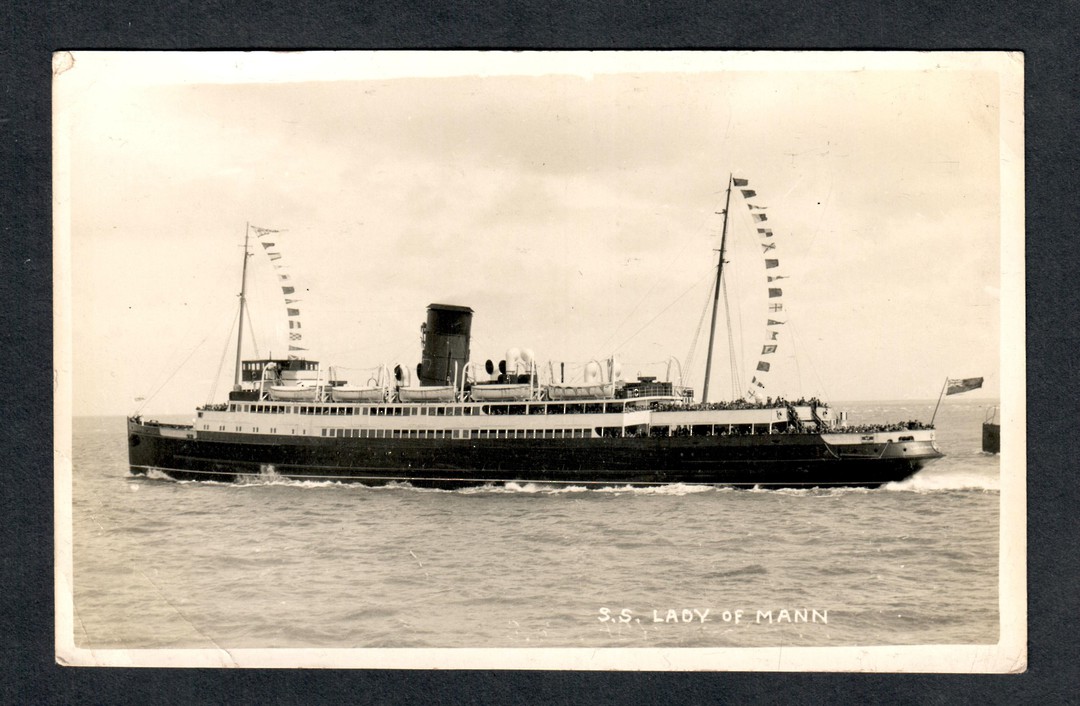 Real Photograph of S S Lady of Mann. Dated 1934. - 40439 - Postcard image 0