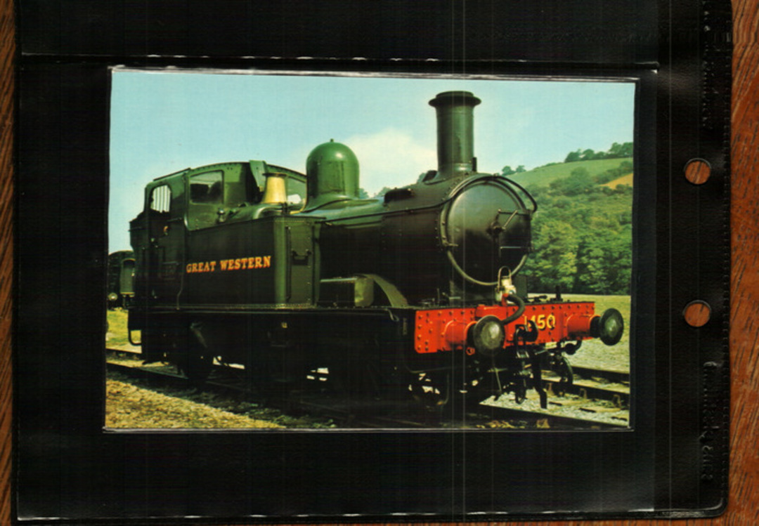 Modern Coloured Postcard of GWR Auto Tank 48xx class 0-4-2T at Buckfastleigh. - 440010 - Postcard image 0