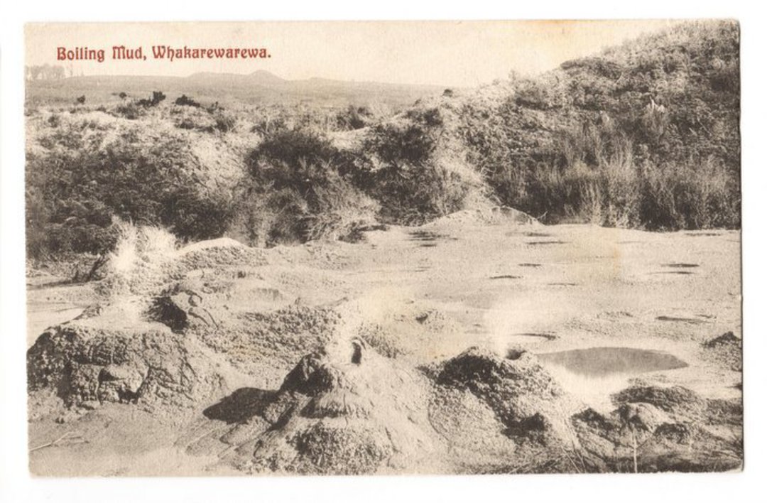 Postcard of Boiling Mud Whakarewarewa. - 46033 - Postcard image 0