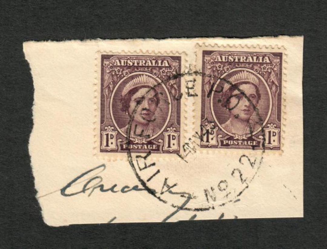 AUSTRALIA Postmark AIRFORCE PO No 22 on piece. - 99954 - Postmark image 0