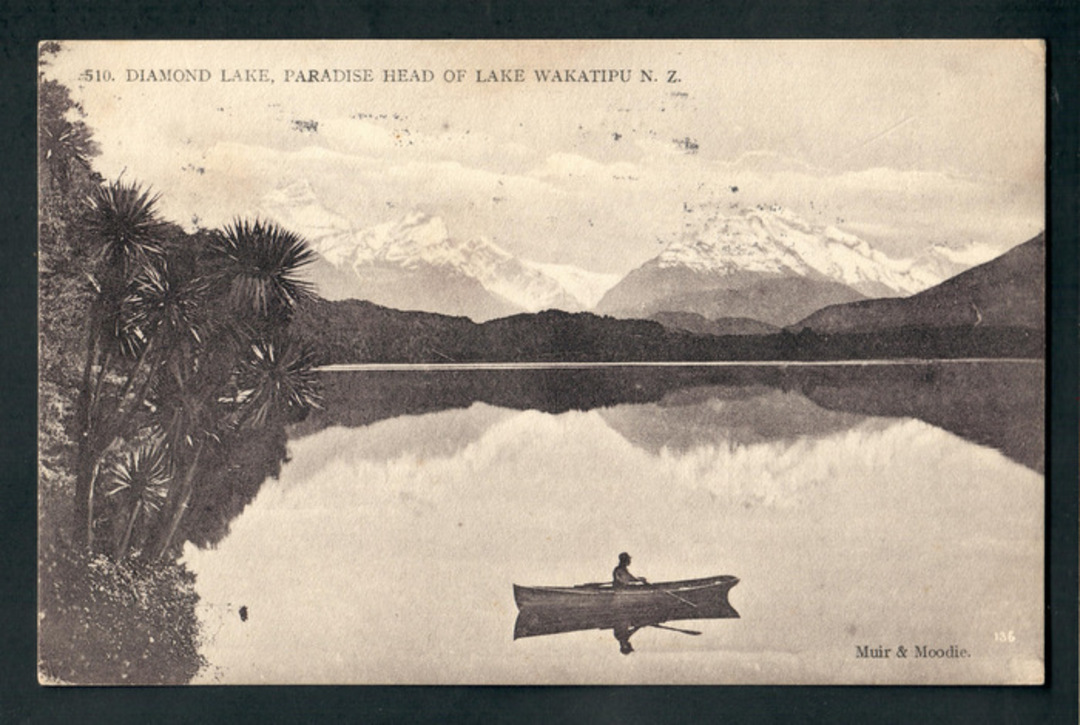 Postcard by Muir & Moodie of Diamond Lake. - 249431 - Postcard image 0
