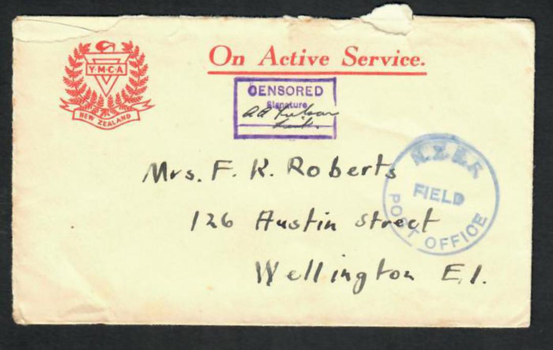 NEW ZEALAND 1940 NZER Field Post Office. Censored. - 32319 - PostalHist image 0