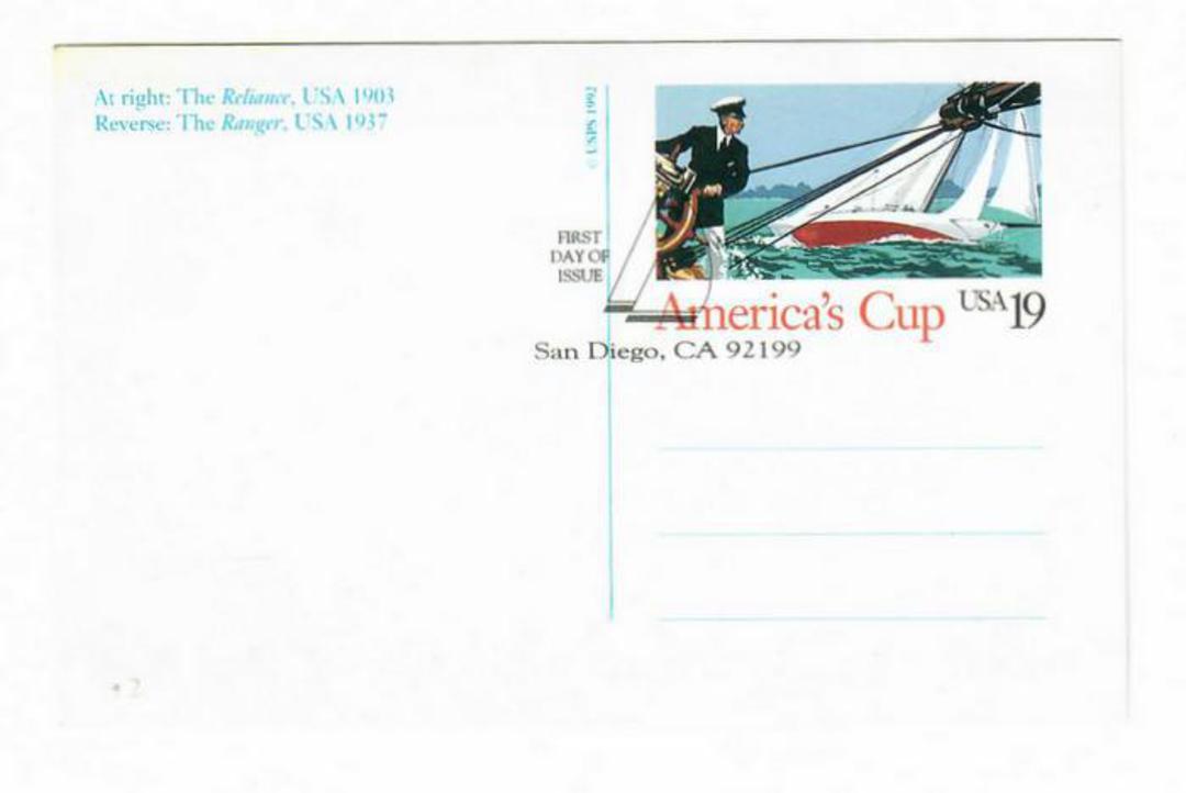 USA 1992 Americas Cp. Lettercrad with first day cancel. - 31153 - PostalHist image 0